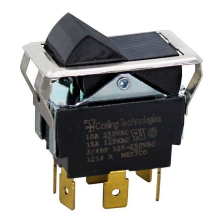 Allpoints Allpoints 42-1317 On/Off/On Rocker Switch - 10A/250V, 15A/125V 421317